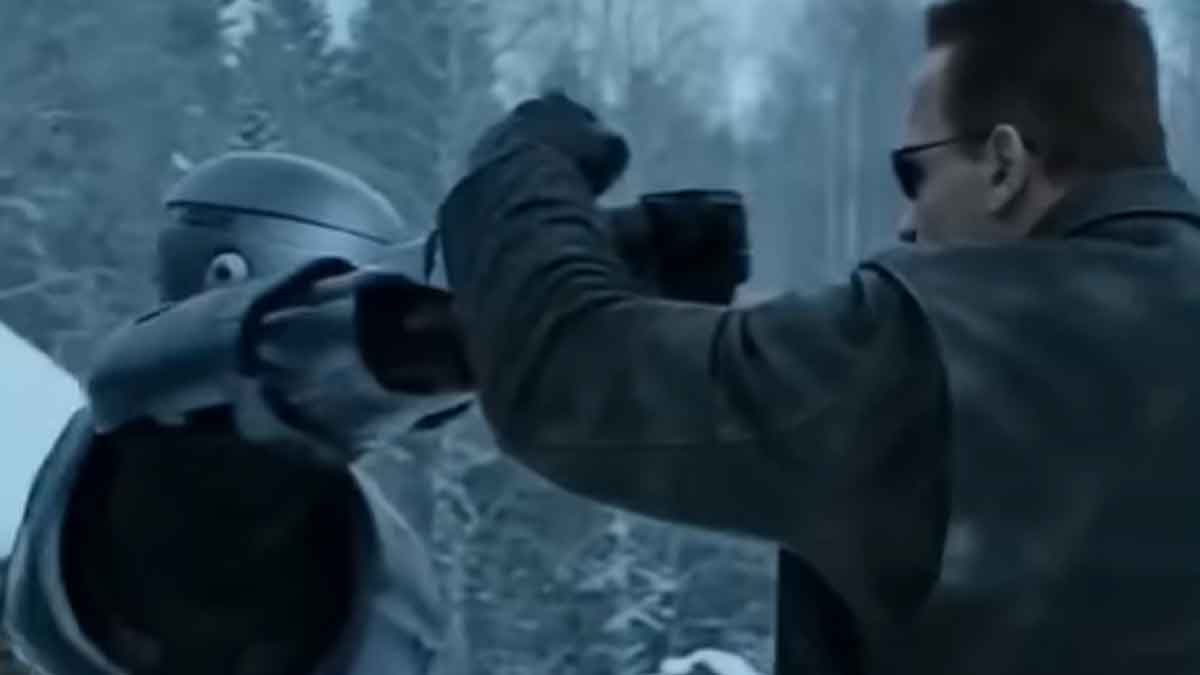 Divertido vídeo de Robocop vs Terminator