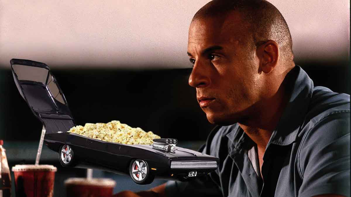 Fast and Furious celebra su 25 aniversario con unos espectaculares palomiteros