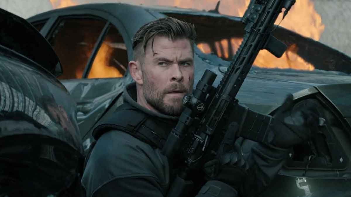 Chris Hemsworth está listo para repartir golpes en Extraction 3