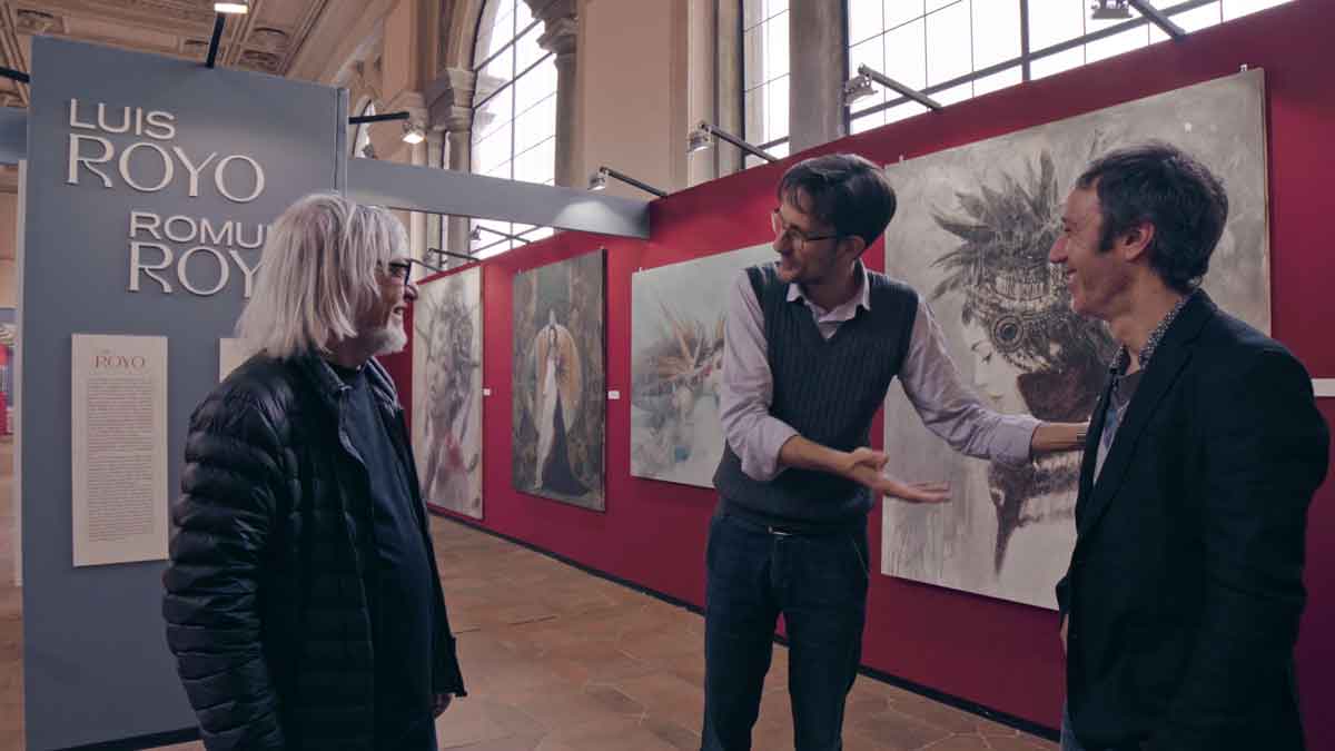 Presentamos en exclusiva el tráiler de Fantasy Art, el documental que une a Luis Royo, Romulo Royo y Goya