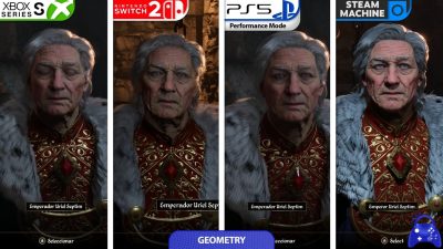 Comparativa en vídeo entre Xbox Series S, Switch 2, PS5, Steam Machine y Steam Deck de The Elder…