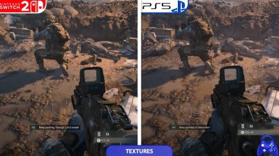 Comparativa en vídeo entre Nintendo Switch 2 y PS5 de Call of Duty: Modern Warfare 4