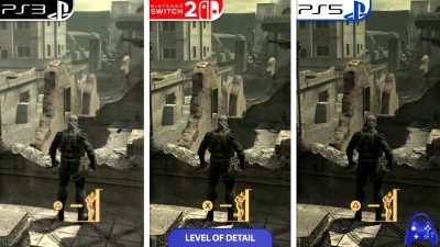 Comparativa en vídeo entre PS3, Nintendo Switch 2 y PS5 de Metal Gear Solid: Master Collection Vol. 2