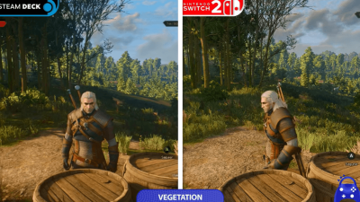 Nuevas comparativas con Steam Deck y PC de The Witcher 3 Remastered para Nintendo Switch 2