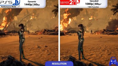 Stellar Blade para Nintendo Switch 2 no se queda atrás en esta comparativa con PS5
