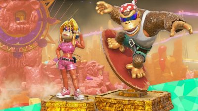 Donkey Kong Bananza detalla por completo su último evento del DLC Caza de esmeraldas