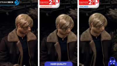 Nueva comparativa en vídeo de Resident Evil 4 – Gold Edition entre Steam Deck y Nintendo Switch 2
