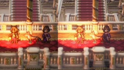 Comparativa en vídeo entre Nintendo Switch y Nintendo Switch 2 de Octopath Traveler y Octopath Traveler II