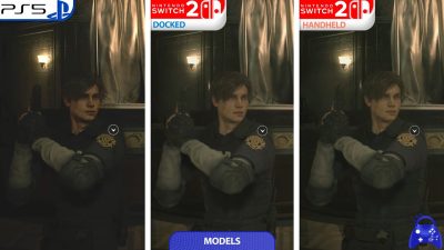 Comparativa en vídeo entre PS5 y Nintendo Switch 2 de Resident Evil 2 – Deluxe Edition